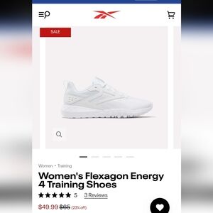 Reebok Women's Flexagon Energy 4 Training Shoes Size 8.5
